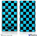 Zune HD Skin - Checkers Blue