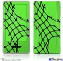 Zune HD Skin - Ripped Fishnets Green