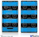 Zune HD Skin - Skull Stripes Blue