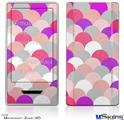 Zune HD Skin - Brushed Circles Pink