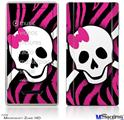 Zune HD Skin - Pink Zebra Skull