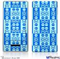 Zune HD Skin - Skull And Crossbones Pattern Blue