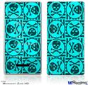 Zune HD Skin - Skull Patch Pattern Blue