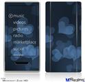 Zune HD Skin - Bokeh Hearts Blue