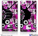 Zune HD Skin - Pink Star Splatter