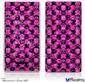 Zune HD Skin - Skull Crossbones Checkerboard