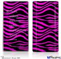 Zune HD Skin - Pink Zebra