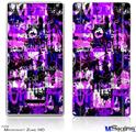 Zune HD Skin - Purple Graffiti