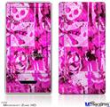 Zune HD Skin - Pink Plaid Graffiti