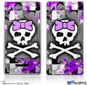 Zune HD Skin - Purple Princess Skull