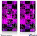 Zune HD Skin - Purple Star Checkerboard