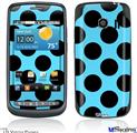 LG Vortex Skin - Kearas Polka Dots Black And Blue