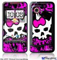 HTC Droid Incredible Skin - Punk Skull Princess