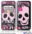 HTC Droid Incredible Skin - Pink Skull