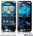 HTC Droid Incredible Skin - Blueskull