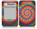 Tie Dye Swirl 107 - Decal Style Skin fits Amazon Kindle 3 Keyboard (with 6 inch display)