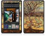 Amazon Kindle Fire (Original) Decal Style Skin - Vincent Van Gogh Apricot Trees In Blossom2