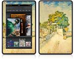 Amazon Kindle Fire (Original) Decal Style Skin - Vincent Van Gogh Entrance To The Moulin De La Galette