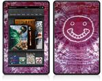 Amazon Kindle Fire (Original) Decal Style Skin - Tie Dye Happy 100