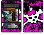 Amazon Kindle Fire (Original) Decal Style Skin - Punk Skull Princess