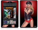 Amazon Kindle Fire (Original) Decal Style Skin - LA Womx Pin Up Girl