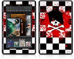 Amazon Kindle Fire (Original) Decal Style Skin - Emo Skull 5