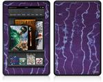 Amazon Kindle Fire (Original) Decal Style Skin - Tie Dye White Lightning