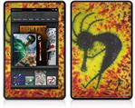 Amazon Kindle Fire (Original) Decal Style Skin - Tie Dye Kokopelli