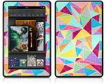 Amazon Kindle Fire (Original) Decal Style Skin - Brushed Geometric