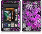 Amazon Kindle Fire (Original) Decal Style Skin - Butterfly Graffiti