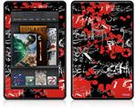 Amazon Kindle Fire (Original) Decal Style Skin - Emo Graffiti