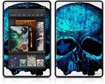 Amazon Kindle Fire (Original) Decal Style Skin - Blueskull