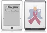 Angel Ribbon Hope - Decal Style Skin (fits Amazon Kindle Touch Skin)