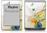 Water Butterflies - Decal Style Skin (fits Amazon Kindle Touch Skin)