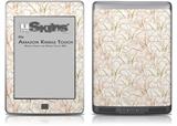 Flowers Pattern 17 - Decal Style Skin (fits Amazon Kindle Touch Skin)