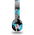 WraptorSkinz Skin Decal Wrap compatible with Beats Solo HD (Original) SceneKid Blue (HEADPHONES NOT INCLUDED)