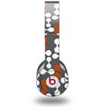 WraptorSkinz Skin Decal Wrap compatible with Beats Solo HD (Original) Locknodes 04 Burnt Orange (HEADPHONES NOT INCLUDED)