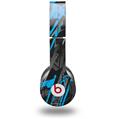 WraptorSkinz Skin Decal Wrap compatible with Beats Solo HD (Original) Baja 0014 Blue Medium (HEADPHONES NOT INCLUDED)