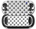 Kearas Daisies Black on White - Decal Style Skin fits Sony PS Vita