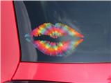 Lips Decal 9x5.5 Tie Dye Swirl 102