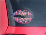 Lips Decal 9x5.5 Tie Dye Star 101