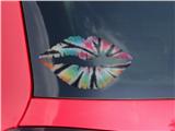 Lips Decal 9x5.5 Tie Dye Swirl 109