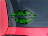 Lips Decal 9x5.5 St Patricks Clover Confetti