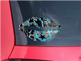 Lips Decal 9x5.5 SceneKid Blue