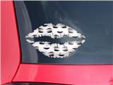 Lips Decal 9x5.5 Face Dark Purple