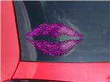 Lips Decal 9x5.5 Pink Skull Bones