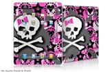 iPad Skin - Pink Bow Skull (fits iPad2 and iPad3)