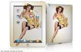 iPad Skin - Rose Pin Up Girl (fits iPad2 and iPad3)