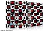 iPad Skin - Hearts and Stars (fits iPad2 and iPad3)