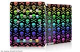 iPad Skin - Skull and Crossbones Rainbow (fits iPad2 and iPad3)